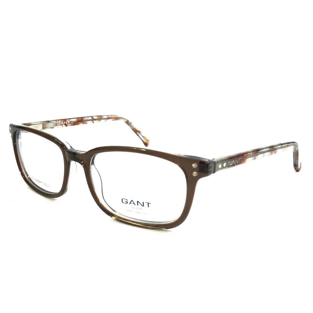 Gant Eyeglasses Frames GW HAVANA BRN Brown Blue Tortoise Rectangle 50-16-135